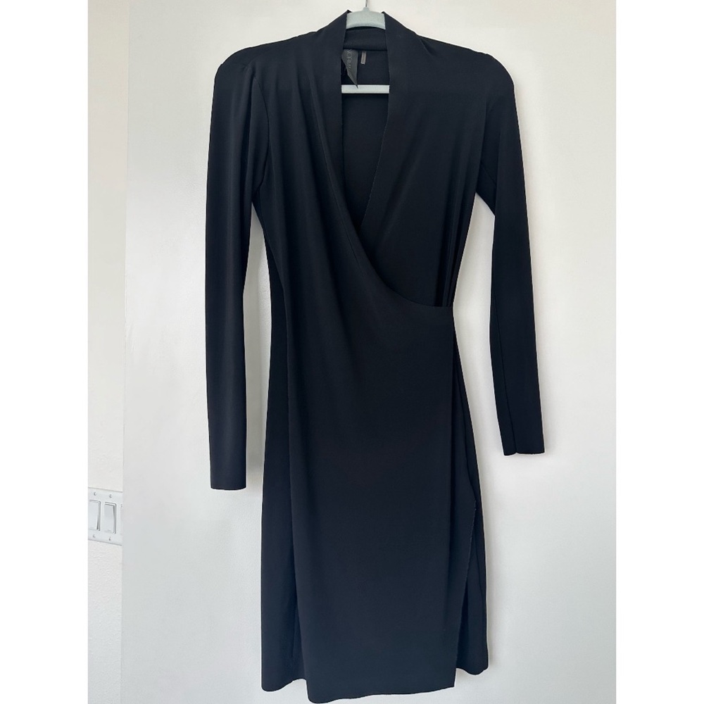Norma Kamali Xsmall Black Long Sleeve Dress